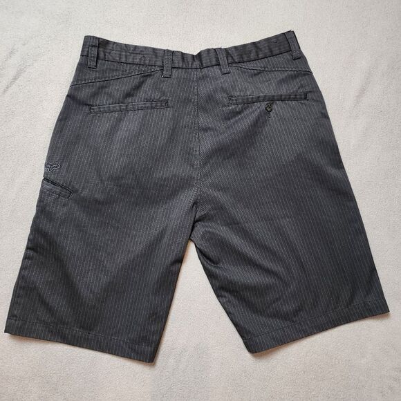 Fox Racing Chino Short Mens 36 Regular Fit Mid Rise Pockets Striped - Picture 2 of 10